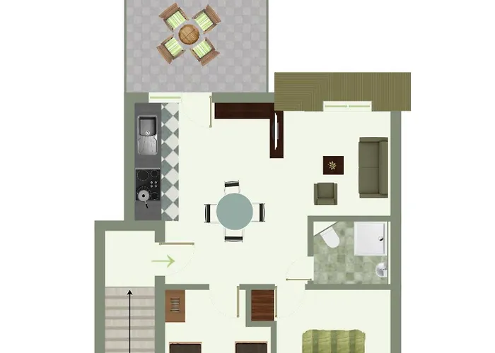 Апартаменты Strandhaus 6 Dg *